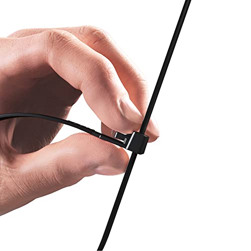 Kabelbinder wiederverwendbar Schwarz 200mm x 7,6mm – intervisio Shop